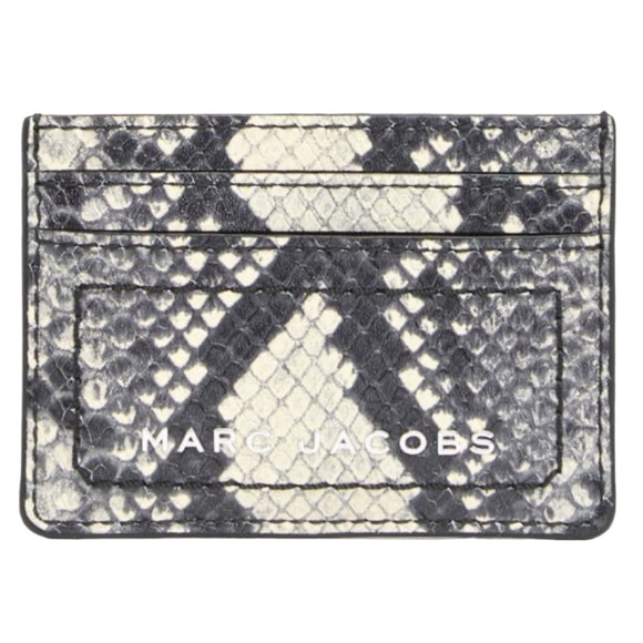 Marc Jacobs Accessories Marc Jacobs Snakeskin Print Leather Card